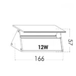چراغ دکوراتیو 12 وات پارس شعاع توس مدل یوتاب - Image 3