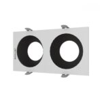 قاب توکار دو خانه اکووات مدل دارک لایت کد AG2XA - Image 3