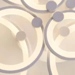 لوستر سقفی ام کی لایتینگ مدل مدرن کد S-w6 - Image 3