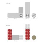 نگهدارنده موبایل کنار لپ تاپی آهنربایی ارگو مدل WMH007 - Image 6